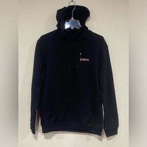 Rolling Stones X AC Milan Black Hoodie Men’s Small Official Collab Rare